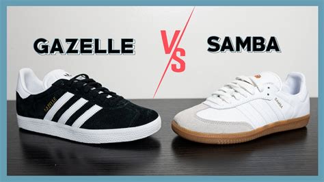 adidas gazelle vs samba spezial.